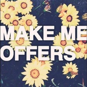 Make an offer, willing to negotiate